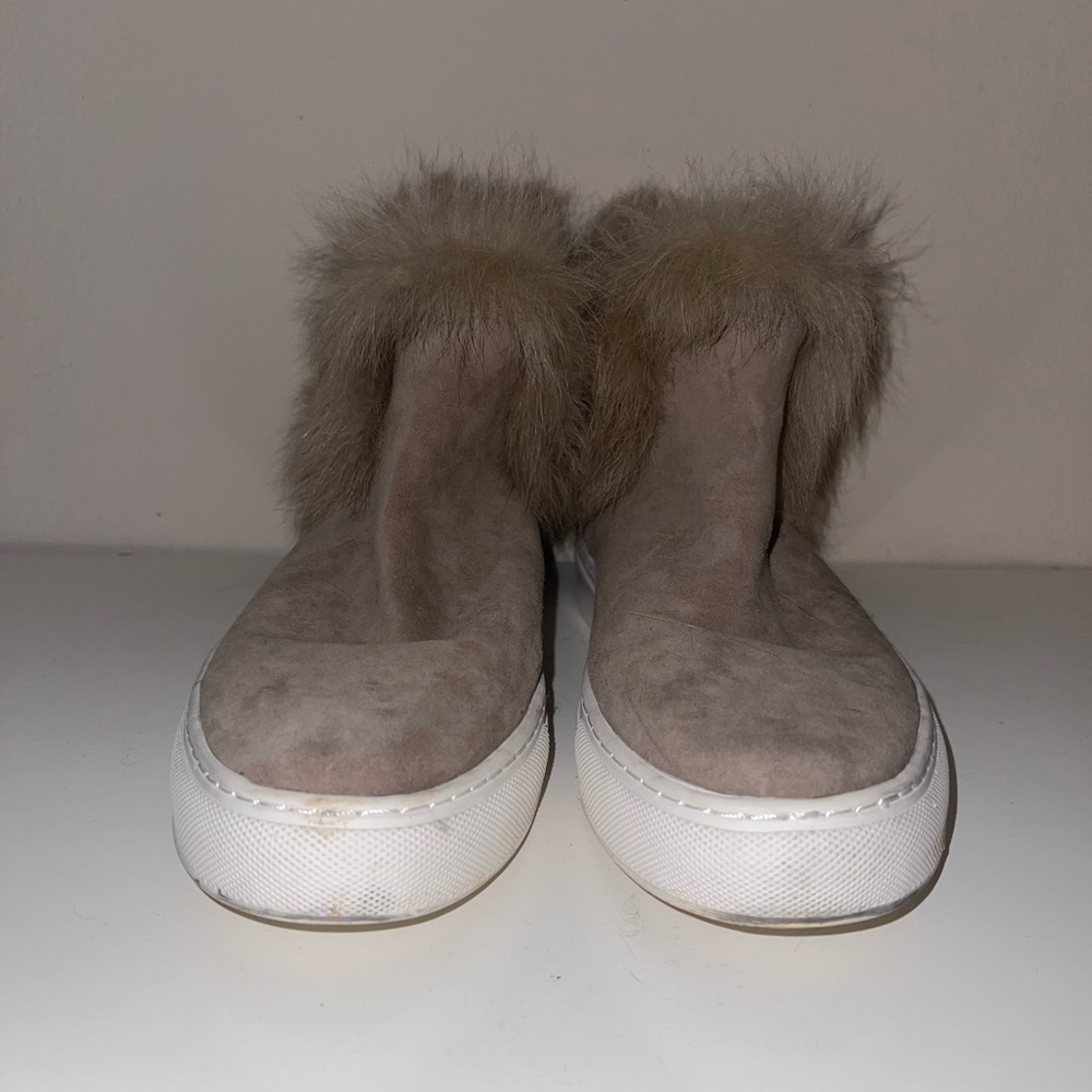 Rachel Zoe suede sneaker bootie